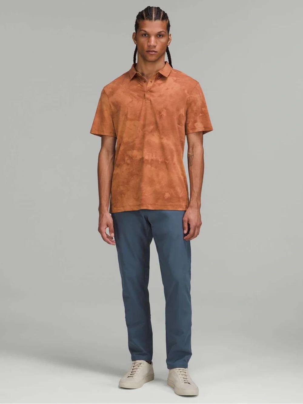 ⛔️ SOLD ⛔️ /// Men’s Evolution Short Sleeve Polo - Tidal Dye Desert - Size Large - Picture 5 of 10